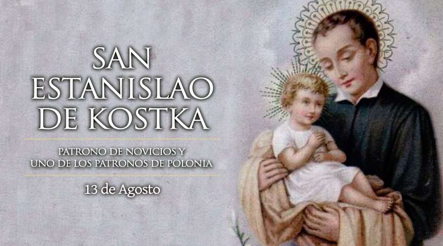 DELEGACIÓN APOSTOLADO SEGLAR SEGOVIA SANTO DEL DÍA SAN ESTANISLAO DE KOSTKA