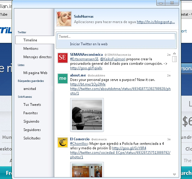 Aplicaciones para la red Twitter - Trillian - Solo Nuevas Aplicaciones para la red Twitter - Trillian - Solo Nuevas