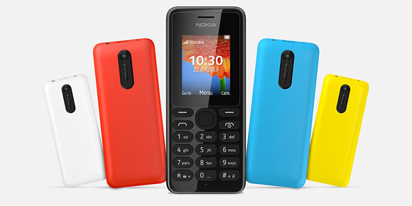 Nokia Luncurkan Feature Phone 108 dan 108 Dual SIM Dengan Kamera VGA