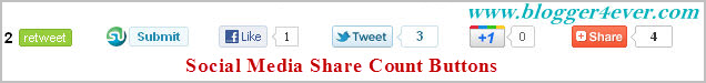 social share buttons below post title, blogger, blogspot, social share buttons