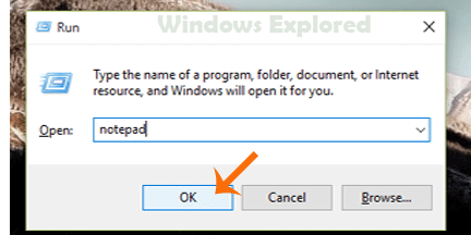 How to Open Notepad in Windows 10