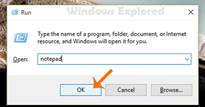 How to Open Notepad in Windows 10 - Logesh's Explorations..