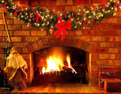 warm christmas fire hd cozy fireplace holiday desktop wallpapers fires place holidays