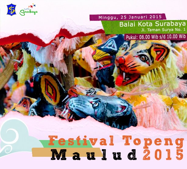 Surabaya Selenggarakan Festival Topeng Maulud 2015 