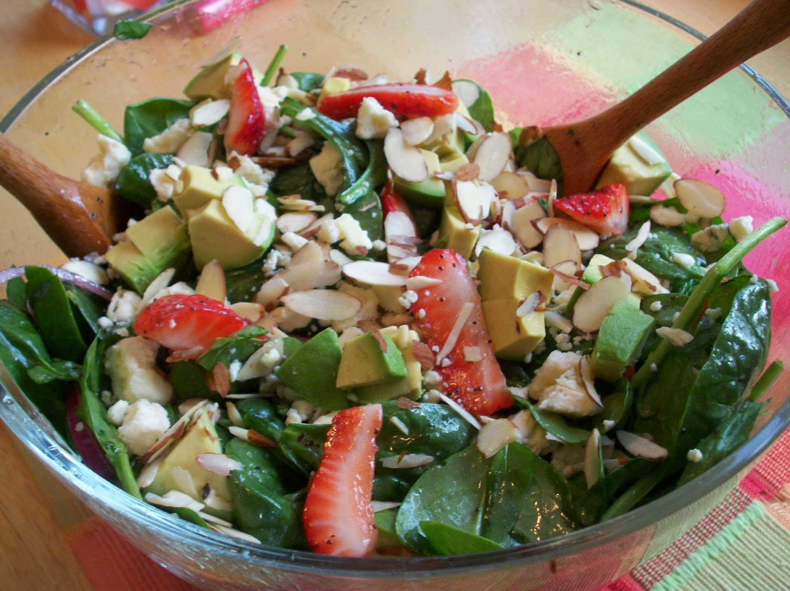 Cook with Sara: Avocado Strawberry Spinach Salad