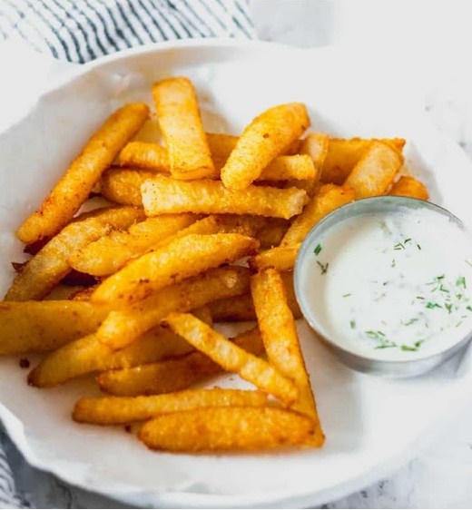 Baked Jicama Fries Baked Jicama Fries