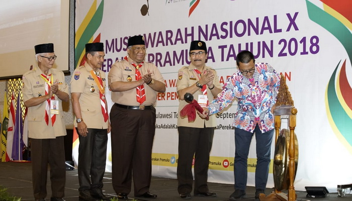 Turut Sukseskan Asian Games 2018, Menpora Apresiasi Gerakan Pramuka
