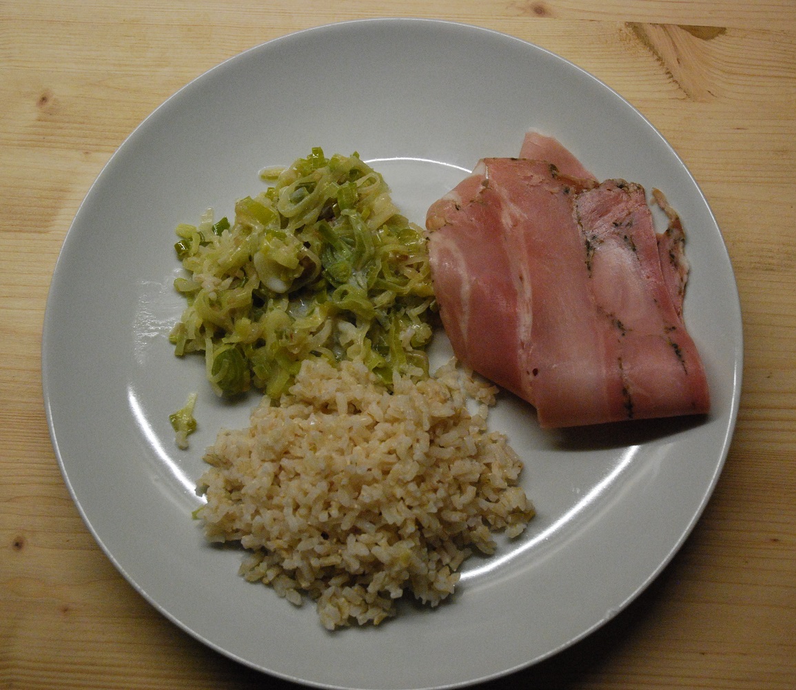 Fondue de poireaux au gingembre