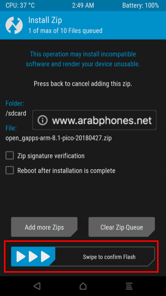تثبيت gapps على اندرويد