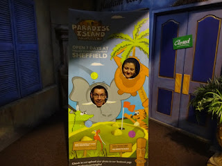 Paradise Island Adventure Golf course at Valley Centertainment in Sheffield