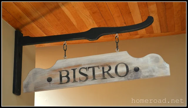 Hanging Bistro Sign www.homeroad.net