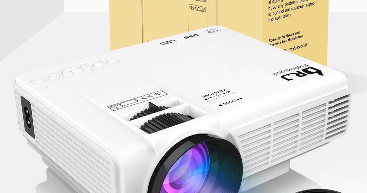 Best Mini Projector 2018 DR.J (2018 Upgraded) Video Projector 1080P