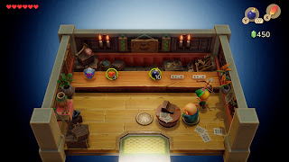 screenshot of the town shop