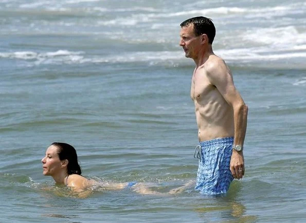 Prince Joachim and Princess Marie is on holiday in Saint-Tropez of south France. Saint-Tropez holiday of Prince Joachim and his wife Princess Marie