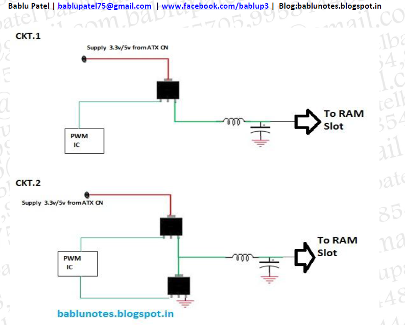 Bablu Patel: RAM Section Circuit Diagram and Its Problem Solution in