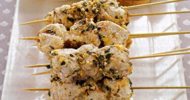 Lemon & garlic fish kebabs recipe | LEBANESE RECIPES