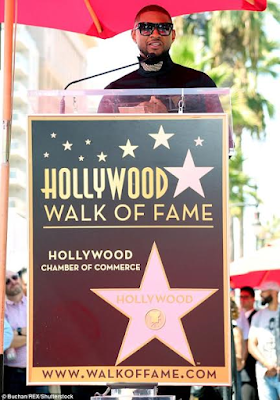 Usher gets a star on the Hollywood Hall of Fame Usher gets a star on the Hollywood Hall of Fame
