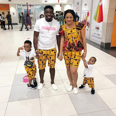 Actress Uchenna Nnanna,her husband and kids in adorable family photos Actress Uchenna Nnanna,her husband and kids in adorable family photos