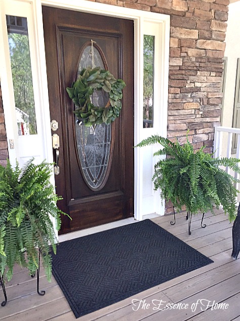 The Essence Of Home Sprucing Up The Front Porch For Spring