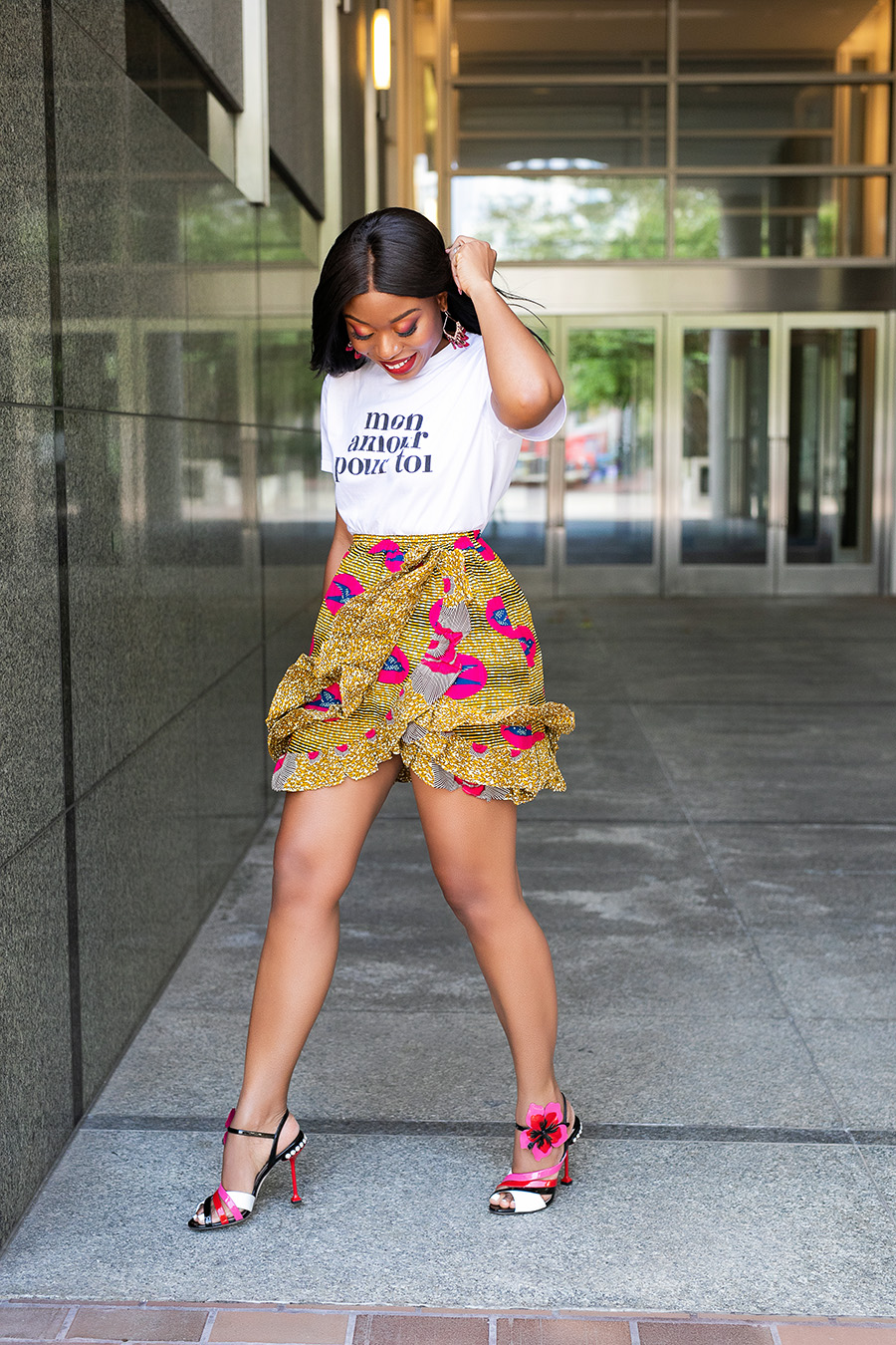 African Print Skirt