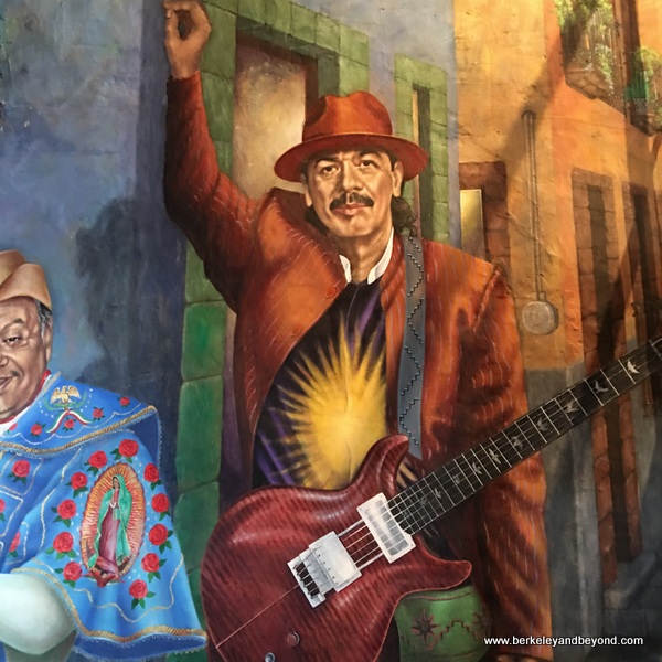 Cheech Marin and Carlos Santana in "American Dream" mural at Mi Tierra Cafe y Panaderia at Market Square in San Antonio, Texas Cheech Marin and Carlos Santana in "American Dream" mural at Mi Tierra Cafe y Panaderia at Market Square in San Antonio, Texas