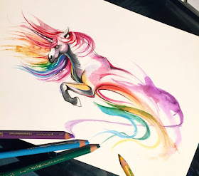 20-Unicorn-Katy-Lipscomb-Lucky978-Fantasy-Watercolor-Paintings-Colored-Pencils-Drawings-www-designstack-co
