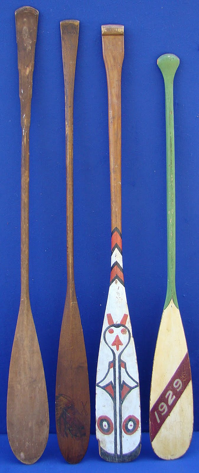 canoe maker Gould Auctions Antique Paddle Set
