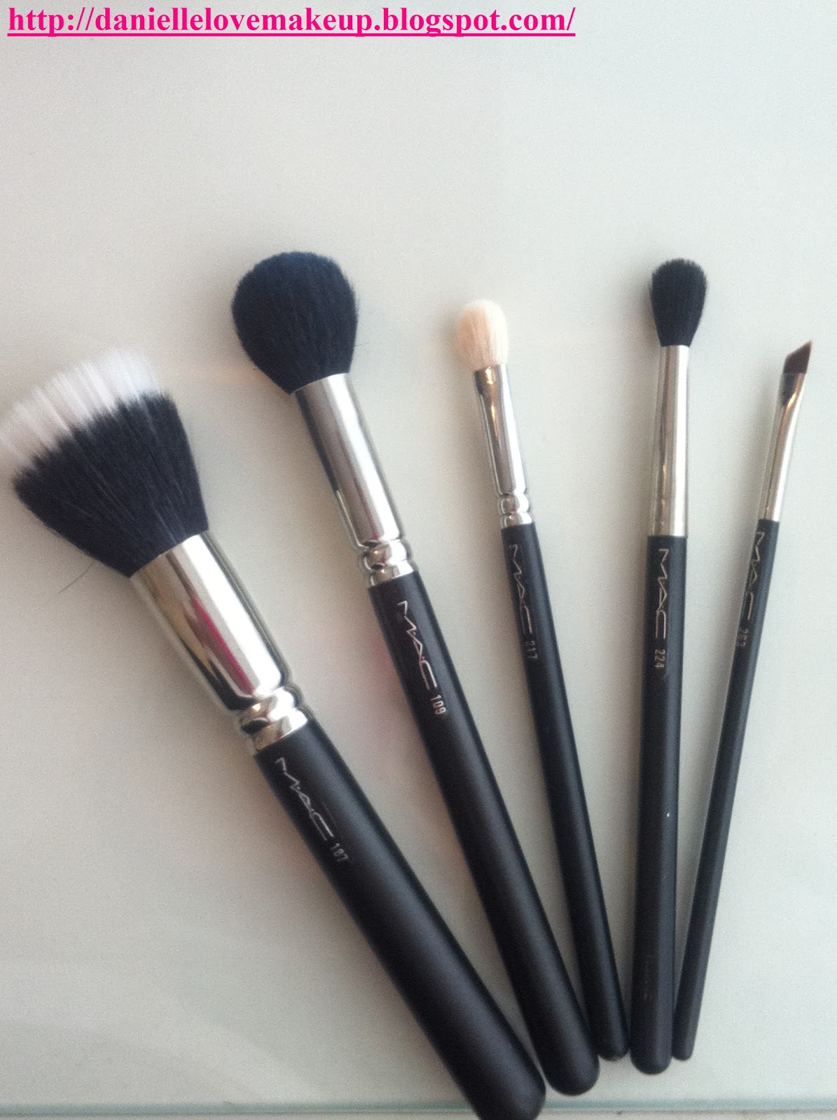 DanielleLoveMakeup My Top 5 MAC Brushes for Beginners.