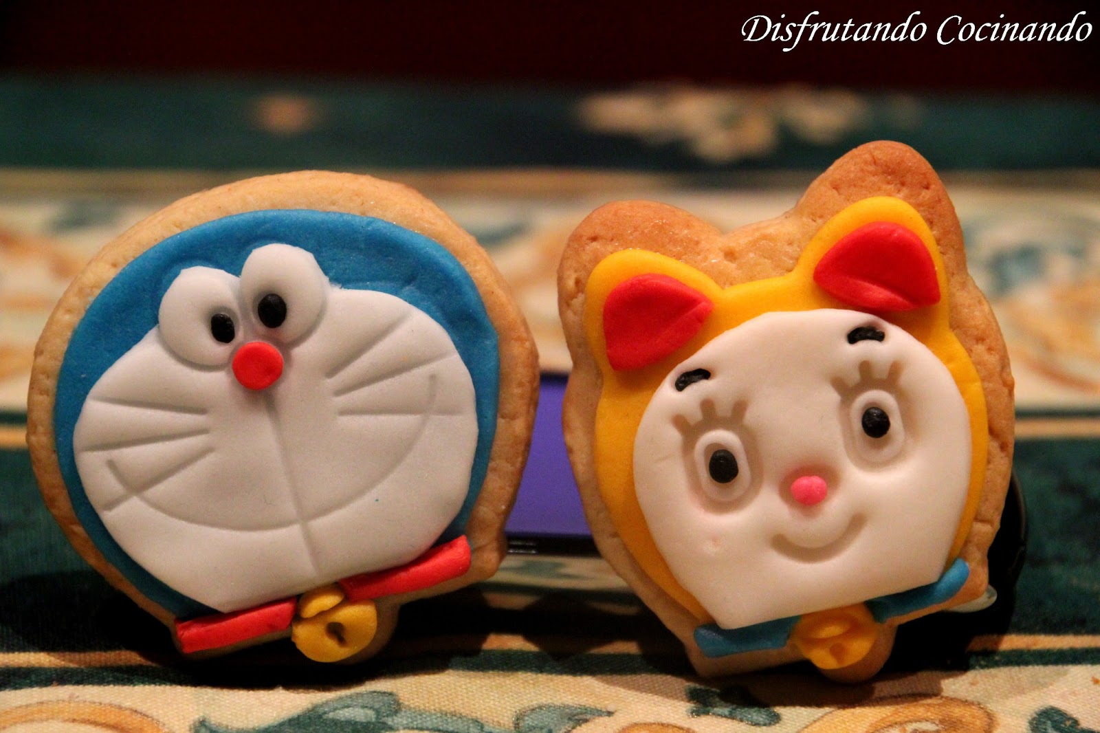 Galletas de Doraemon y Dorami