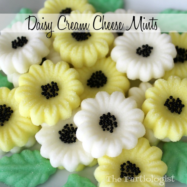The Partiologist: Daisy Cream Cheese Mints! The Partiologist: Daisy Cream Cheese Mints!