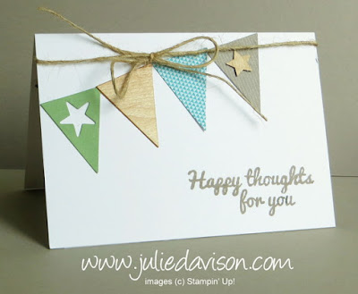 Stampin' Up! Paper Pumpkin June 2015 Happy Thoughts Kit Alternative Idea #stampinup #paperpumpkin www.juliedavison.com