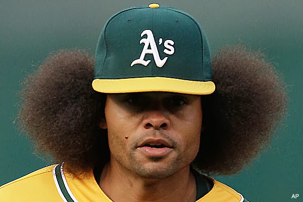 really bad baseball cards: Oscar Gamble: World's Largest Afro