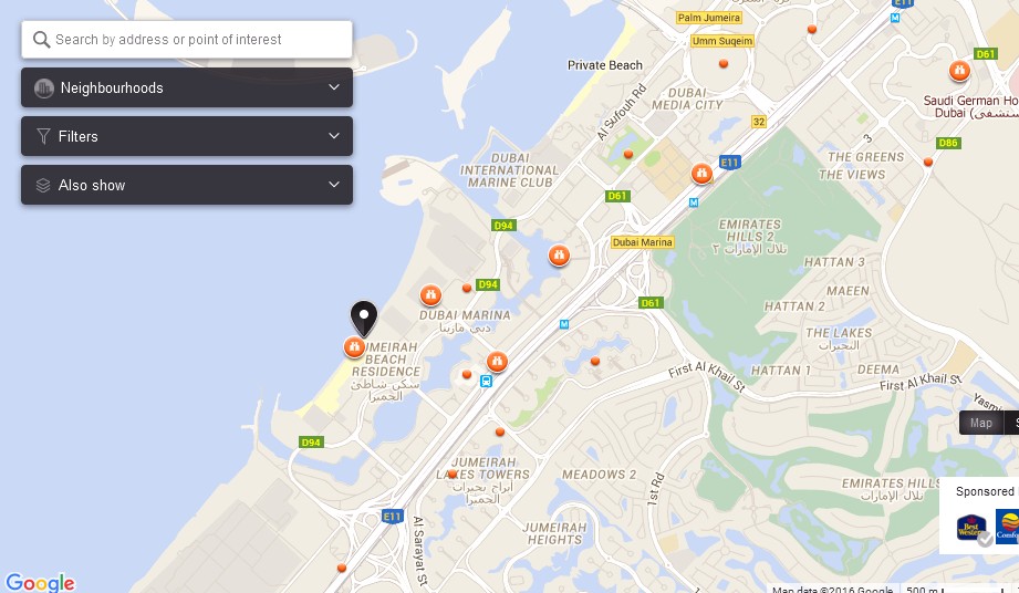 Splash Pad Dubai Map Dubai Tourists Destinations and Attractions