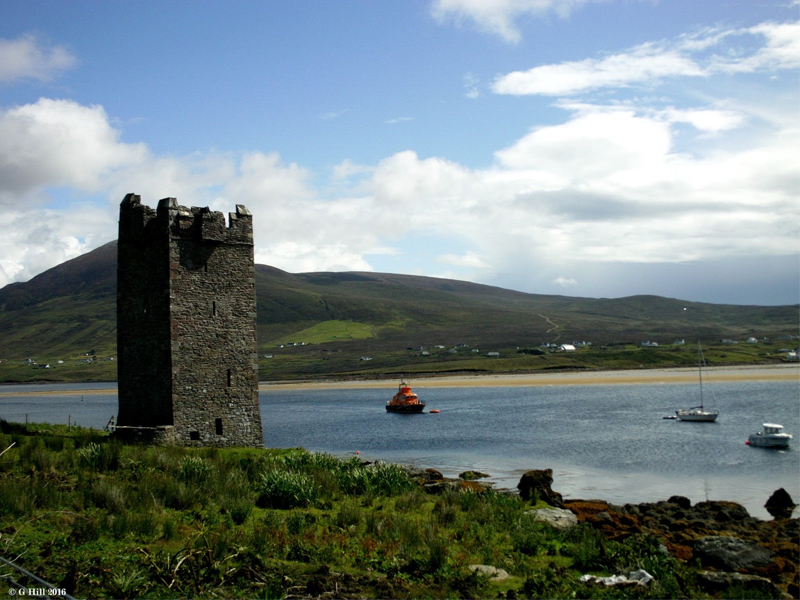 Ireland In Ruins Castle & Church Co Mayo