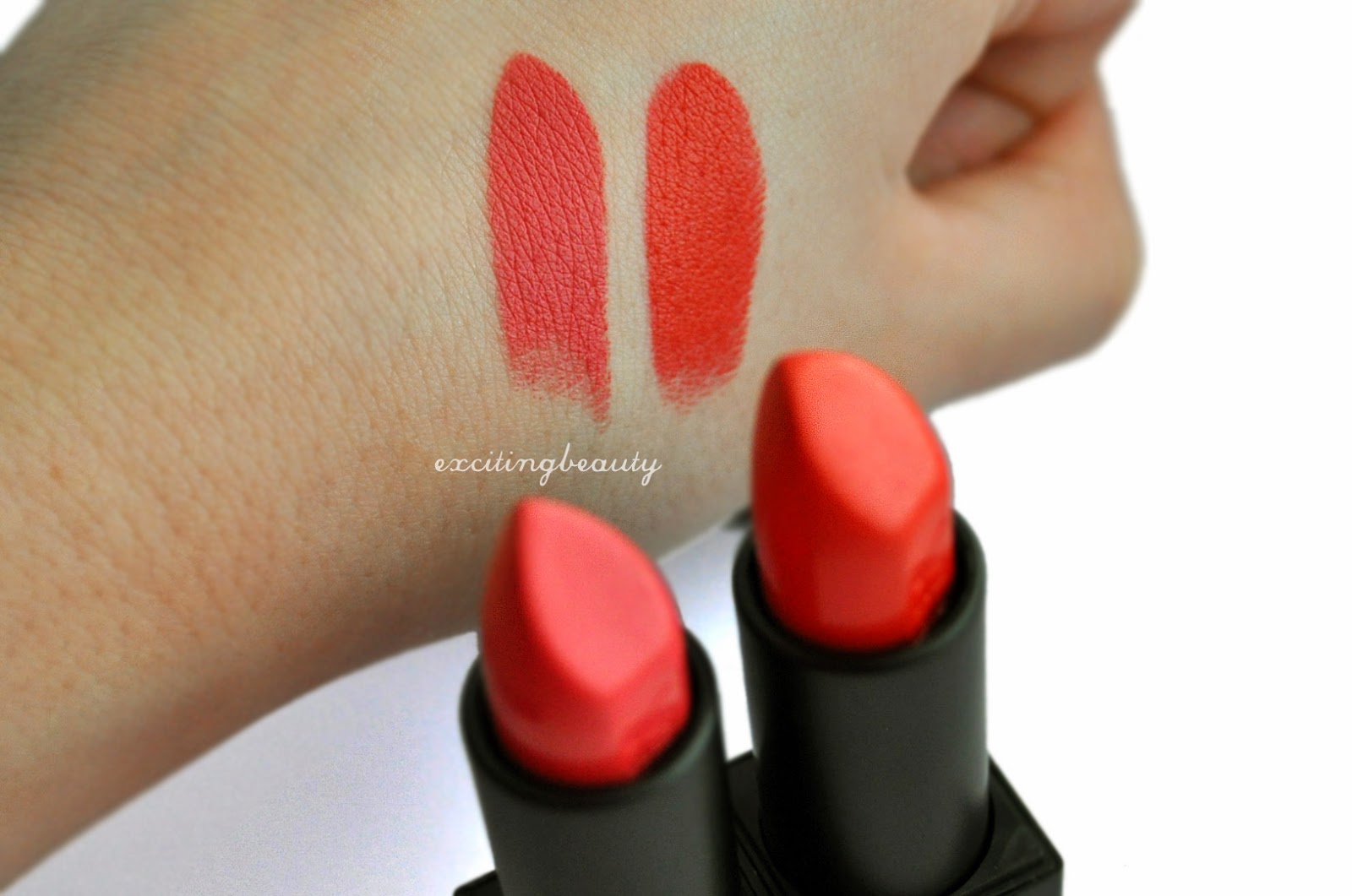 Birthday Treat: Nars Audacious Lipstick in Kelly and Lana.