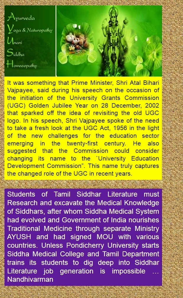 Tamils Past and Present SIDDHA MEDICINES INTRODUCTION TO NORTH INDIA