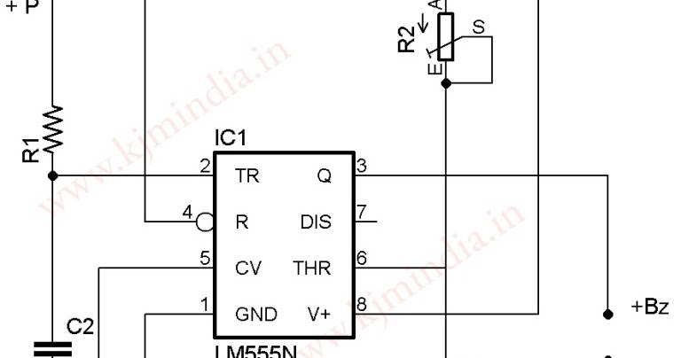 Water Level Indicator Circuit Using 555 And CD4049 - 6 LED ...