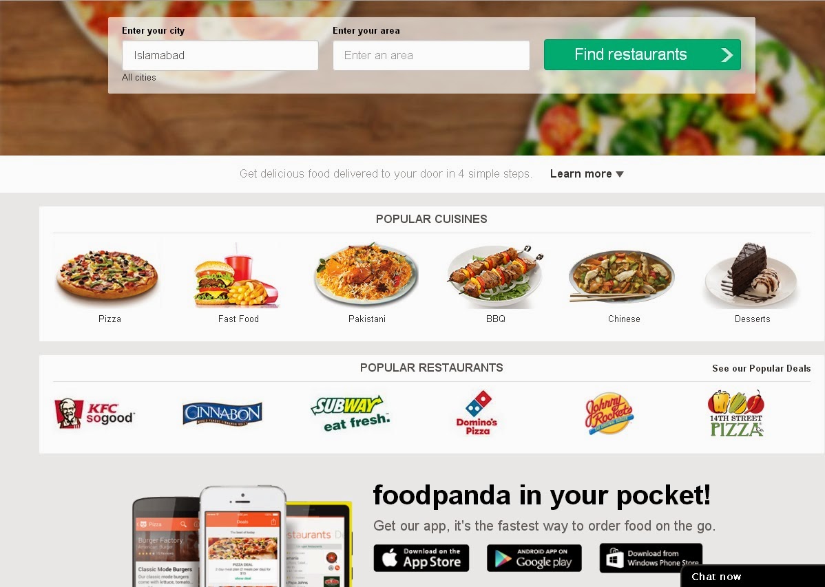 The Fashion Files by Wajiha Food Panda Providing scrumptious food at