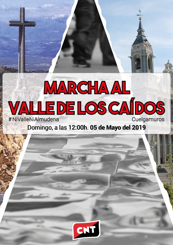 Manifiesto por la desaparición del Valle de los Caídos - Marcha 5 de mayo de 2019 