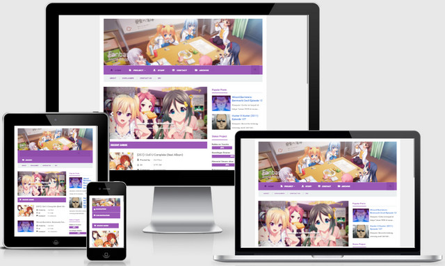 Fan Base Anime v2.2 Responsive Blogger Templates