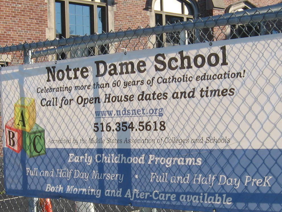 Nassau County N.Y. Catholic Notre Dame, New Hyde Park