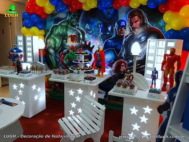 Decoração de aniversário Os Vingadores