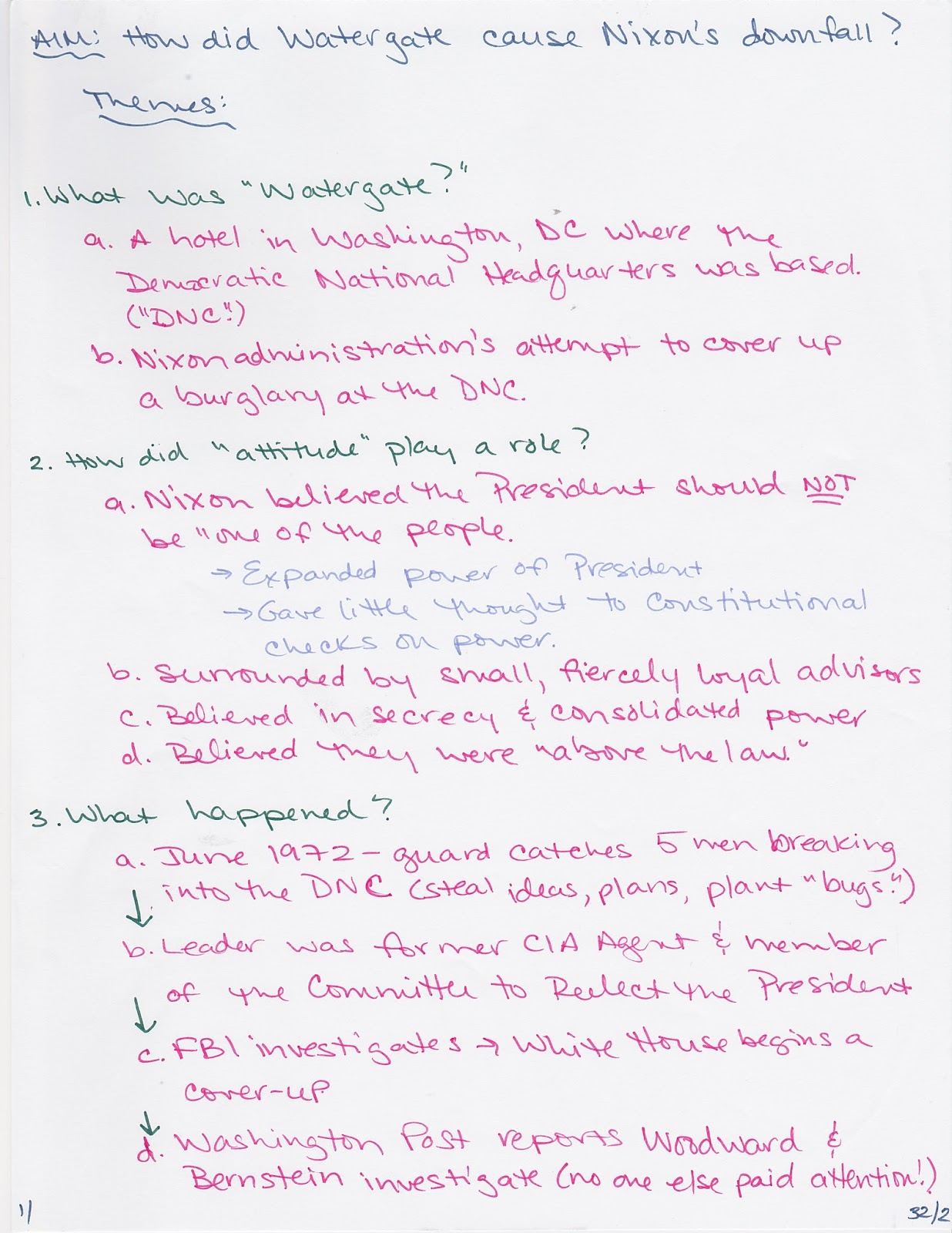 Mrs. Ramo's Online Classroom US History Chapter 32 Section 2 Notes