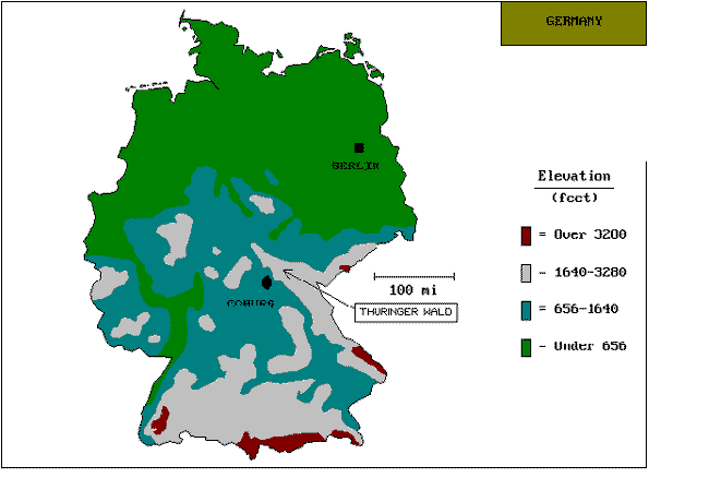 Природные зоны германии и их основные особенности
