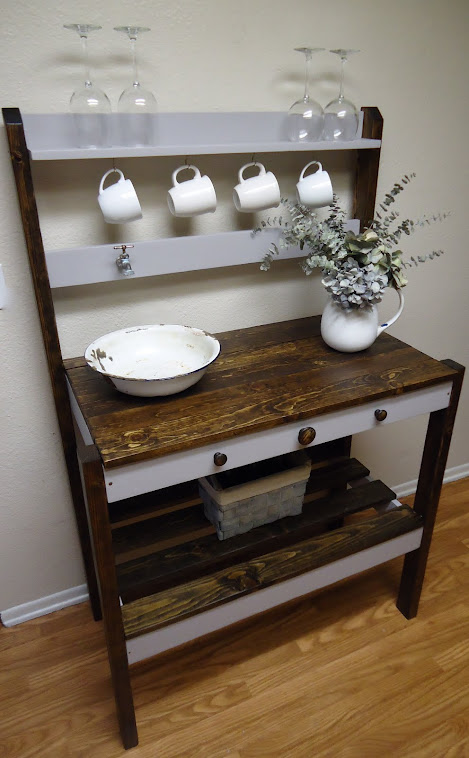 Rustic with a Modern Flair Accent Table - SOLD