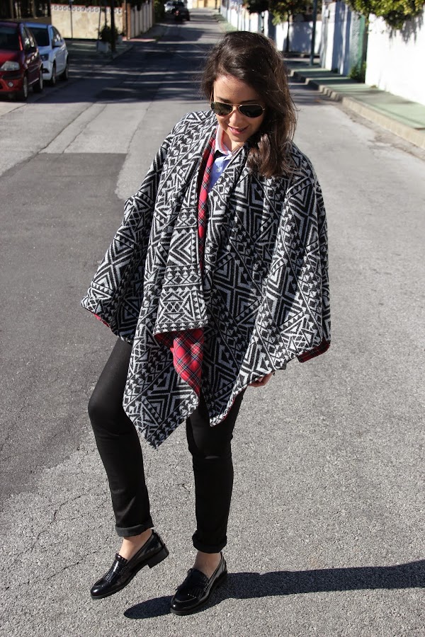 diy poncho reversible como hacer patrones gratis