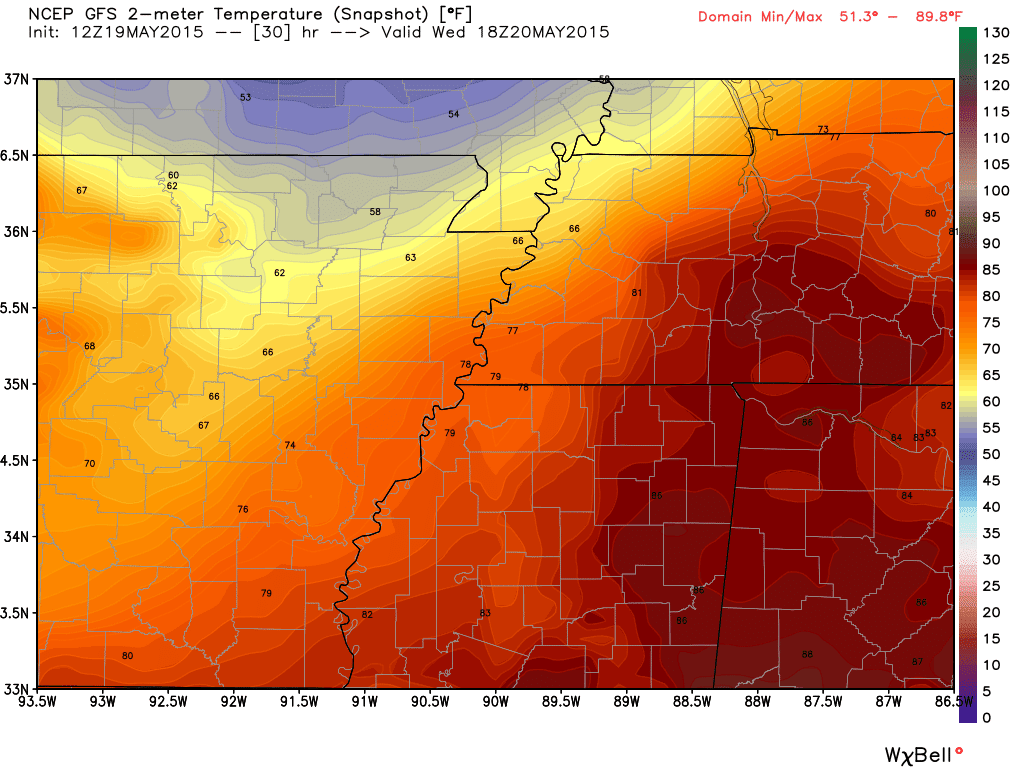 MWN Blog A weather pattern typical of Memphis in May!