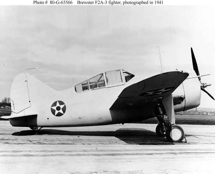 Force Sky Tool Brewster F2A "Buffalo Fighter" Very Cute.