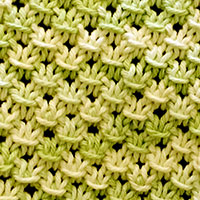 Knotted Openwork Textured Knitting. This  is a fun pattern, like the way the colors blended together. Pattern is easy and would make an awesome blanket.