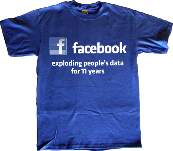 facebook social network privacy freedom internet 2.0 useless CEOs useless economics t-shirt ephemeral-t-shirts